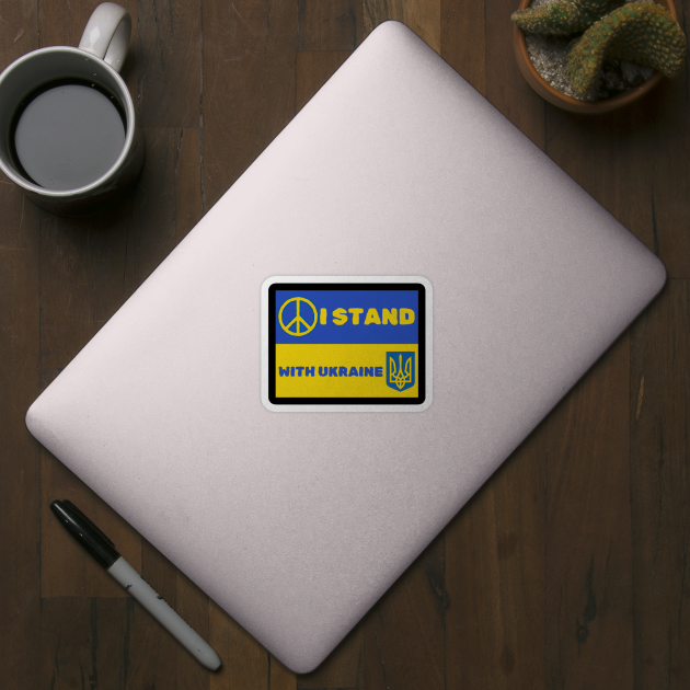 I Stand With Ukraine - Support Ukraine by Creatifly Graphic Tees